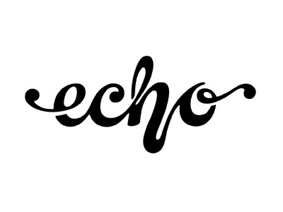 Echo freehand handwriting script