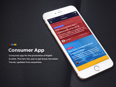 Consumer App article bigdata blog consumer dashboard icons iphone landing leather mobile app retail trending