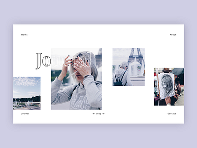 Journal apparel catalogue design minimal photograhy ui design web design website