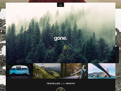 gone. app button design iphone mobile photography responsive site ui ux web