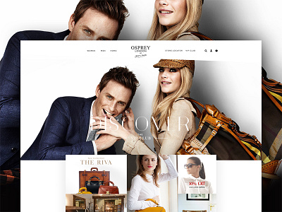 Osprey London button clean dropdown mobile responsive ui ux web