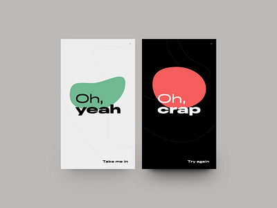 OH. clean dailyui design graphic design illustration logo minimal mobile poster share sketch social typography ui vector web
