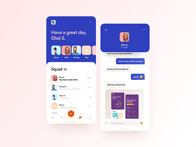 Chat Profile Designs Themes Templates And Downloadable Graphic Elements On Dribbble