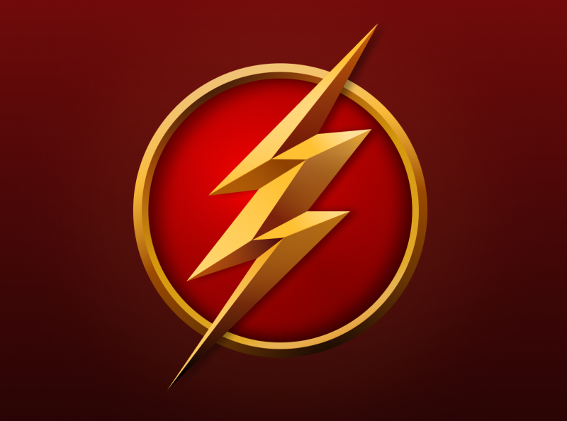 Flash logo Illustration by Nirmal George mathew on Dribbble