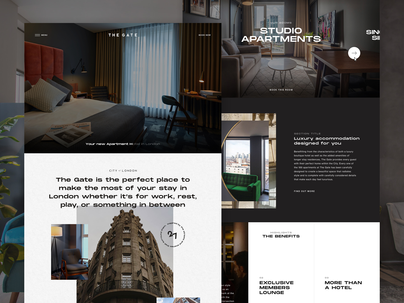 The Gate London by Superrb ☺ on Dribbble