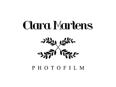 Clara Martens branding design logo logo design logos logotype photography photography branding photography logo typography