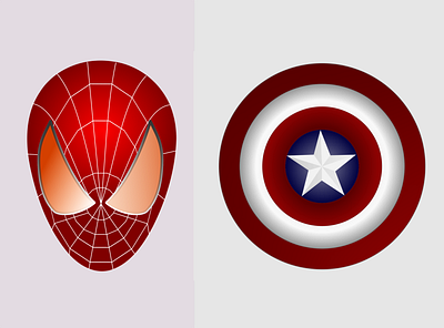 spiderman - captain america shield motivational quotes superheroes vector