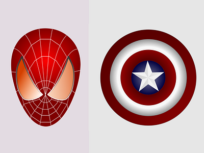 spiderman - captain america shield