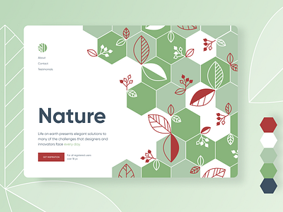 Nature pattern in design