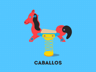 Caballos 2d animation animated animation caballos gif gotom horse loop looping motion motion graphics