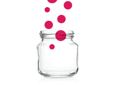 Candy in a jar