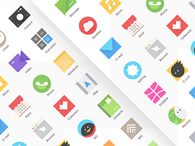 Flat theme flat icon theme