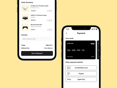 Mobile App Shopping Daily UI 002 'Check Out' -02