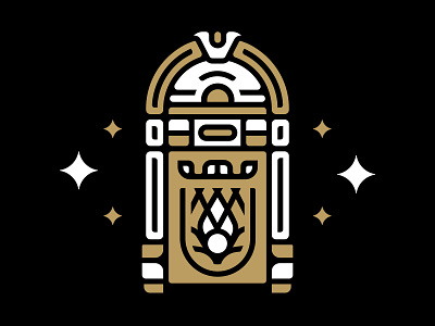 Magic Jukebox icon illustration jukebox logo music vector