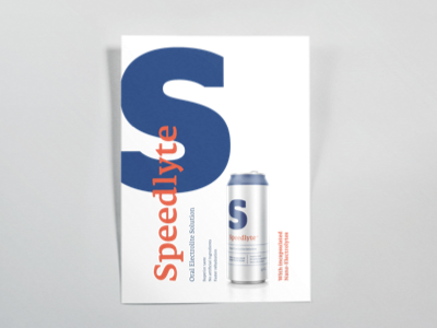 Speedylite drink fedra packaging pharmacy poster stag type