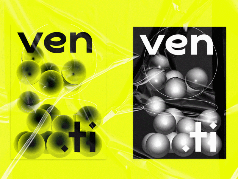 2020 / venti + venti c4d design graphic graphicdesign kinetictype poster poster design psycho shade typo typography