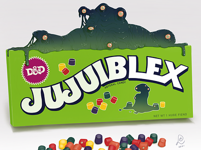 Jujuiblex™ brand abyssal slime mold candies apple pencil art digital art digital painting dnd drawing dungeons and dragons illustration ipad procreate