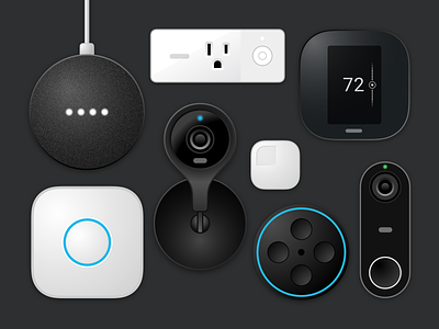 Connected Devices devices illustration smart home