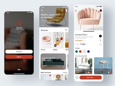 App Concept Furniture Ui