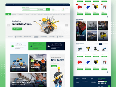 Tools e-commerce website