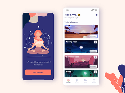 Meditation App Concept