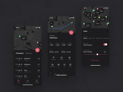 Fuel App | Dark Mode