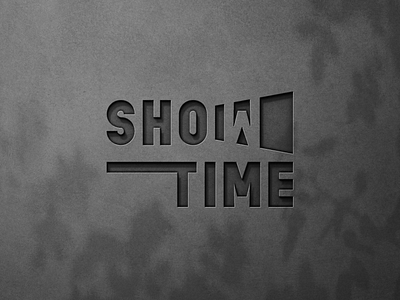 logo for showtime – a book publisher branding culture graphic design logo negative space showtime