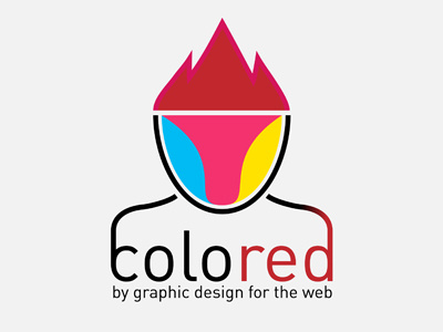 Colored brand colors identity illustrator logo vector