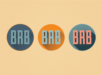 BRB – Oh so trendy brb button gif process trend