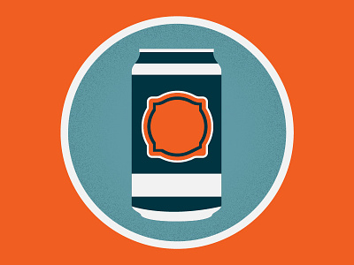 Drank up beer can icon