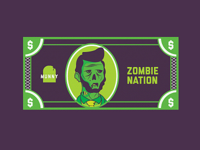 zombie monies dollar lincoln money zombie