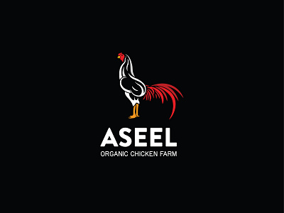 Aseel Organic Chicken Farm branding design graphic design icon illustrator logo logo design logo design branding promoyourbiz promoyourbiz vector