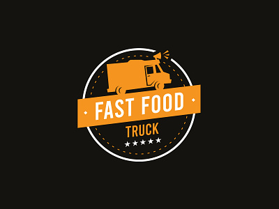 Fast Food Truck branding design graphic design icon illustration illustrator logo design logo design branding promoyourbiz vector