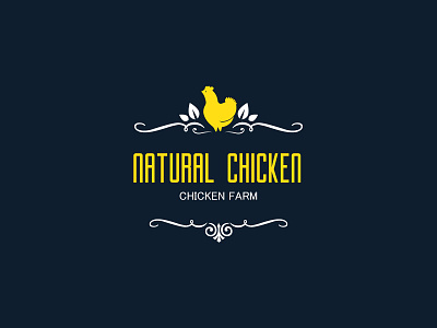 Natural Chicken branding design graphic design icon illustration illustrator logo design logo design branding promoyourbiz vector