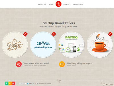 FiveTailors.com 5 agency branding design five logo startups tailors web