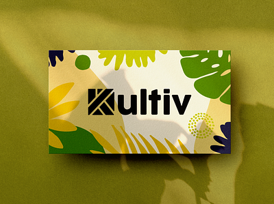 Kultiv Logo & Brand identity branding business card design graphic design green logo typography