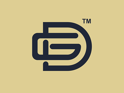 GD monogram logo. app brand brand mark brand marks design designs gd icon logo logos minimal ui ux