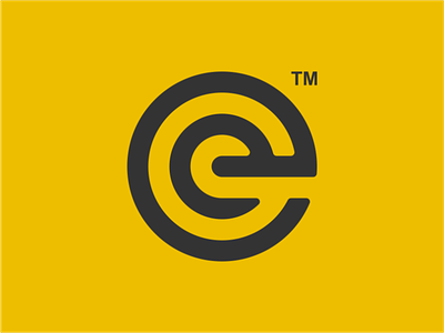Letter E monogram logo app brand branding design designs icon logo minimal ui ux