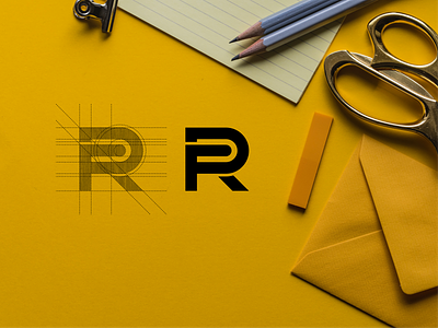 FR app brand brand mark branding design icon lettering logo luxury minimal
