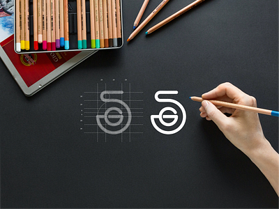 SG app brand brand mark branding design icon lettering logo luxury minimal