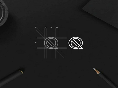 Letter Q app brand brand mark branding design icon lettering logo luxury minimal