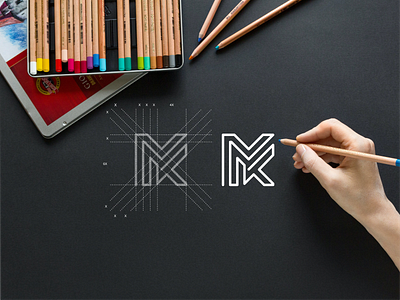 MM , Monogram Logo Design, Graphic by PIKU DESIGN STORE · Creative