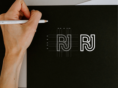 Rj Logo Designs Themes Templates And Downloadable Graphic Elements On Dribbble