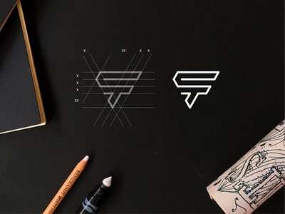 CT app brand brand mark branding design designs icon lettering logo luxury minimal
