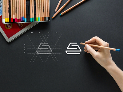S2 monogram logo apparel brand branding design icon lettering lettermark lineart logo luxury monogram simbol simple typography