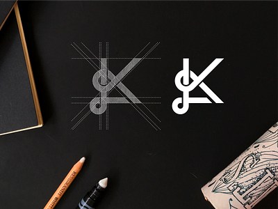 KL monogram logo brand branding design icon lettering lettermark lineart logo luxury minimalist monogram simbol simple typography
