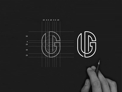 WG monogram logo apparel brand branding design icon lettering lettermark lineart logo luxury monogram simbol simple typography
