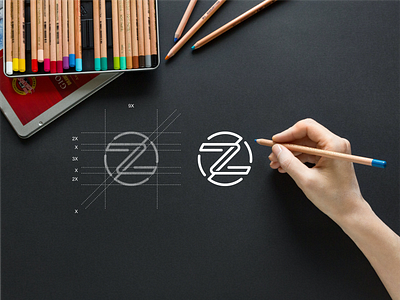 Letter Z monogram logo apparel brand branding design icon lettering lettermark lineart logo luxury monogram simbol simple typography