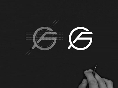 FG monogram logo abstract brand design fg icon lettering lettermark logo monogram simple symbol typography