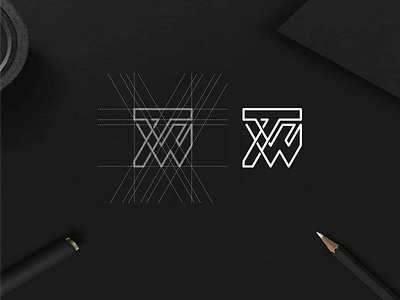 TW monogram logo abstract brand design icon illustration lettering lettermark lineart logo minimal monogram simple symbol tw typography vector